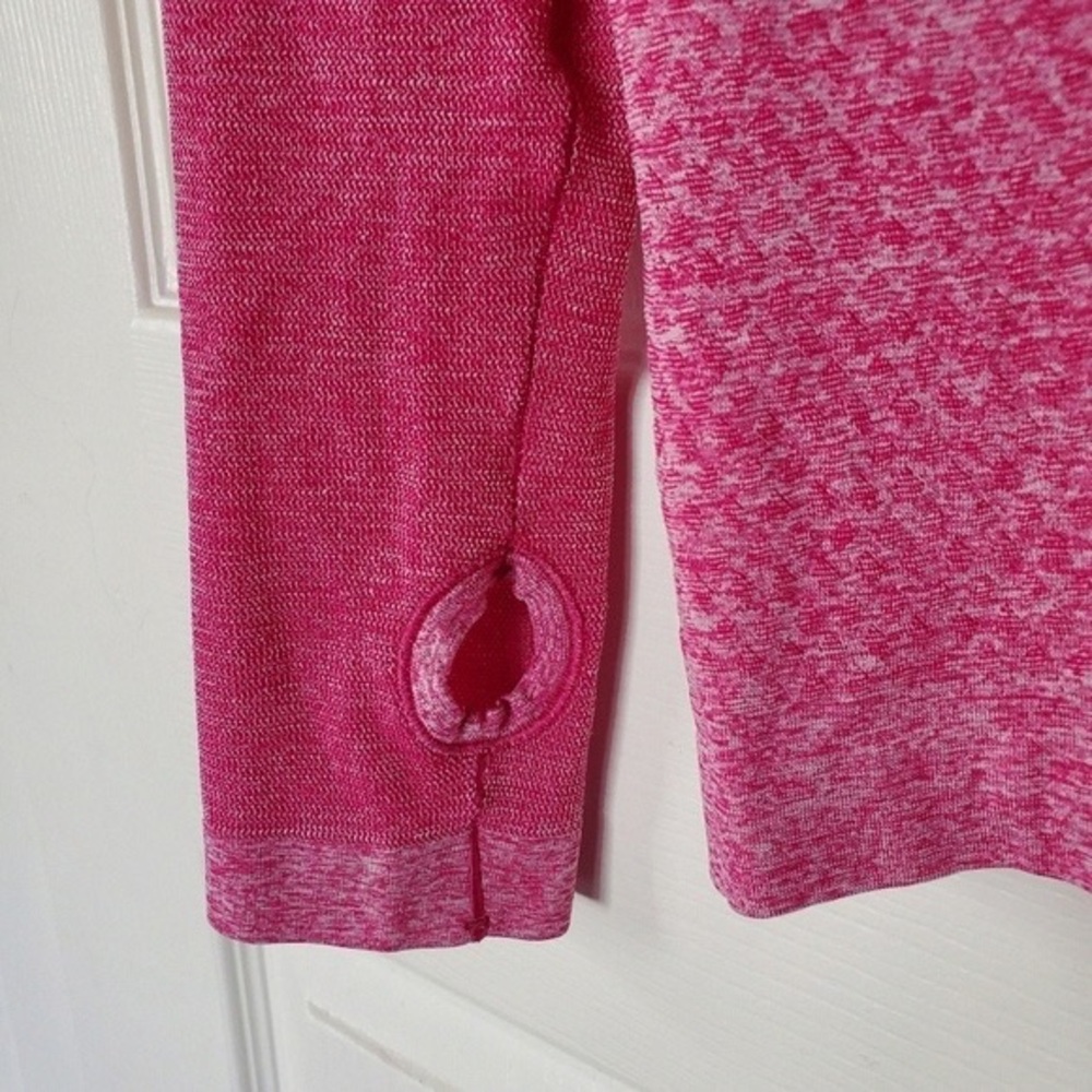 Women’s Pink Long Sleeve Thumbhole Sweater